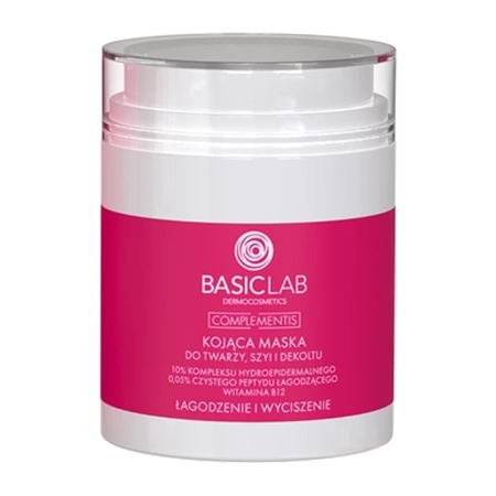 BasicLab - Complementis - Zklidňující maska na obličej, krk a dekolt - 50 ml