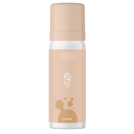 LOVRO - Bubble Foundation - Make-up s lehkým rozjasňujícím složením - 04 Sunny - 50 ml