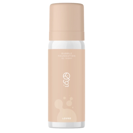 LOVRO - Bubble Foundation - Make-up s lehkým rozjasňujícím složením - 01 Ivory - 50 ml