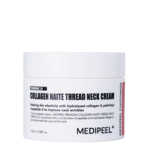 Medi-Peel - Premium Naite Thread Neck Cream 2.0 - Krém pro péči o pokožku krku - 100 ml