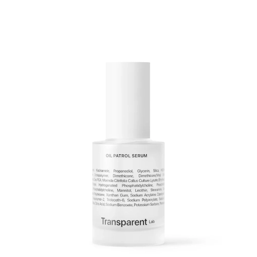 Transparent Lab - Oil Patrol Serum - Zmatňující sérum pro mastnou a smíšenou pleť - 30 ml