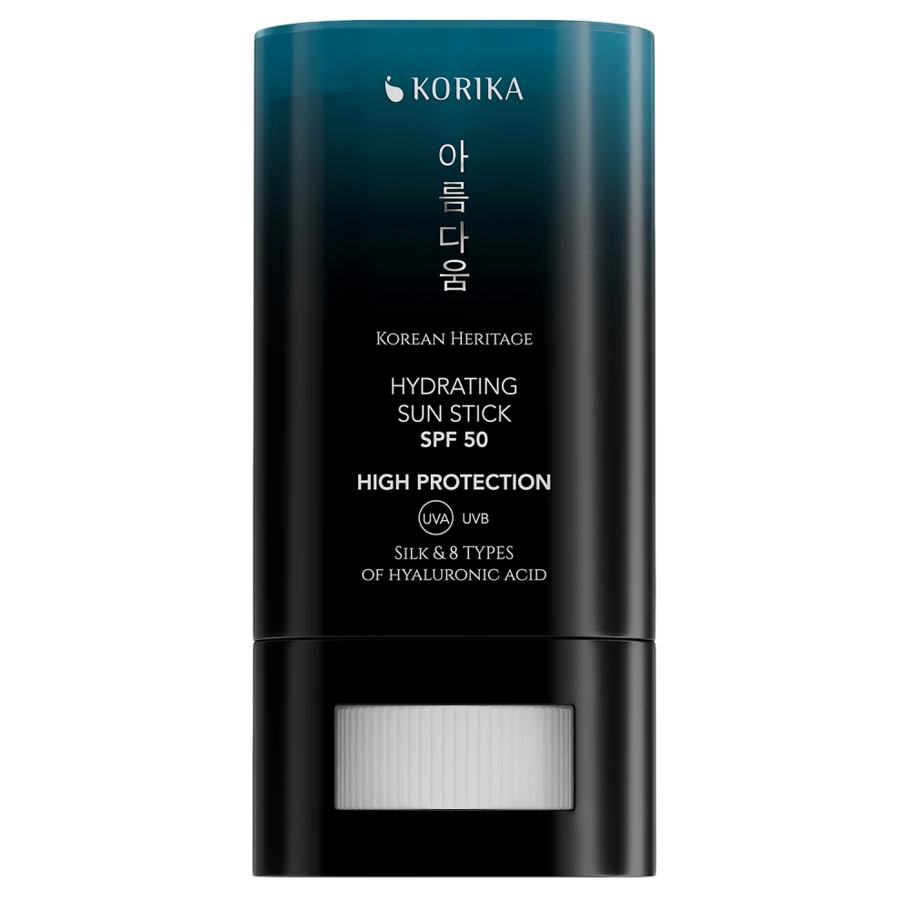 KORIKA - Korean Heritage Silk & 8 Types of Hyaluronic Acid Hydrating Sun Stick SPF 50 - Hydratační SPF tyčinka na obličej - 20 g