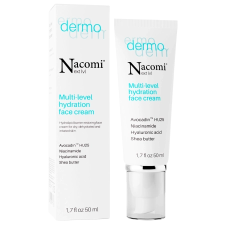 Nacomi - Dermo - Multi-level Hydration Face Cream - Víceúrovňový, intenzivně hydratační krém - 50 ml