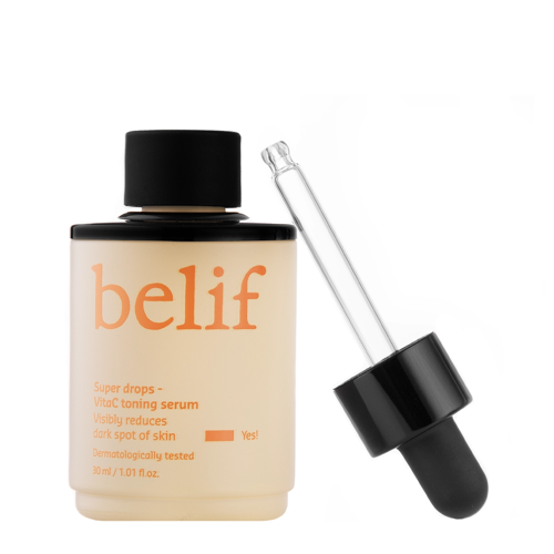 Belif - Super Drops VitaC Toning Serum - Rozjasňující sérum na obličej - 30 ml