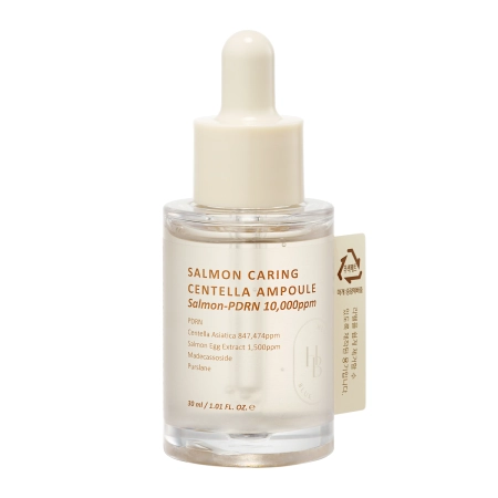 HEVEBLUE - Salmon Caring Centella Ampoule - Revitalizační ampule na obličej - 30 ml