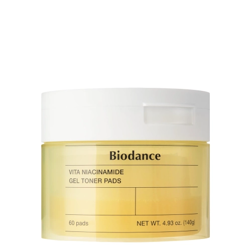 Biodance - Vita Niacinamide Gel Toner Pads - Rozjasňující tampónky na obličej - 60ks