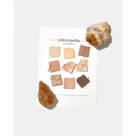 Unleashia - Glitterpedia Eye Palette - Veganská paleta očních stínů - 2 All of Brown - 6,6 g
