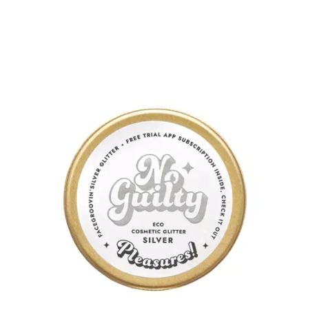 Ministerstwo Dobrego Mydła - Facegroovin' - Silver - Bio třpytky na obličej a tělo - 10 g