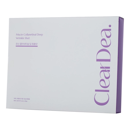 ClearDea - Mucin Collanetinal Deep Wrinkle Shot Set - Sada zpevňujících ampulek na obličej s kolagenem - 5ksx4ml