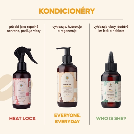 HairTry - Heat Lock - Bezoplachový kondicionér - 200 ml 