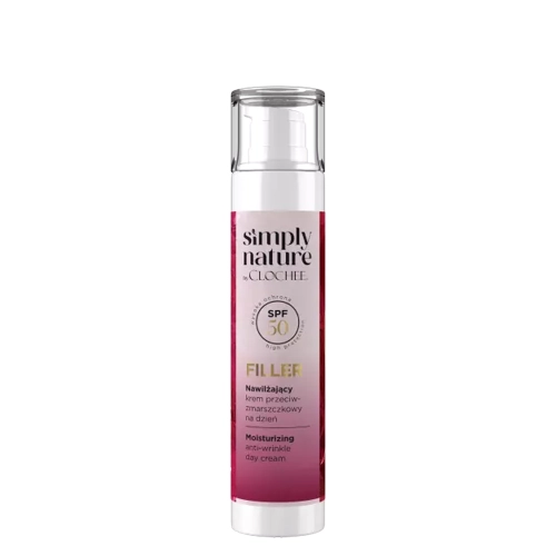 Clochee - Simply Nature - Filler SPF50 Hydratační krém proti vráskám - 50 ml