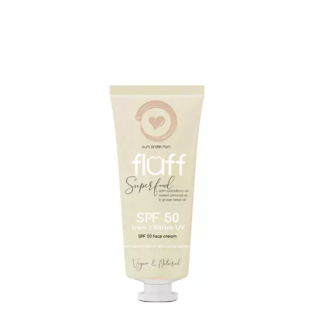 Fluff - Superfood - SPF 50 Face Cream - Krém SPF 50 sjednocující tón pleti - 50 ml