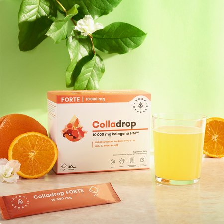 Aura Herbals - Colladrop Forte Marine Collagen 10000 mg - Sáčky - 30 ks