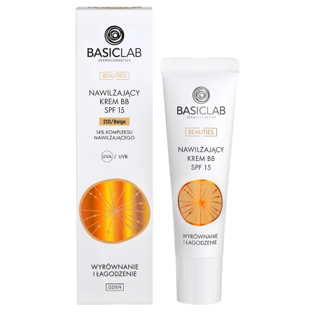 BasicLab - Hydratační BB krém SPF 15, Beige, 14% hydratačního komplexu - 33 ml