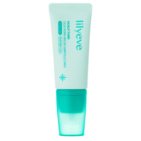 lilyeve - Scalp:Turn Cica PDRN Brush Ampoule - Ampulka na pokožku hlavy proti lupům - Mini - 30 ml
