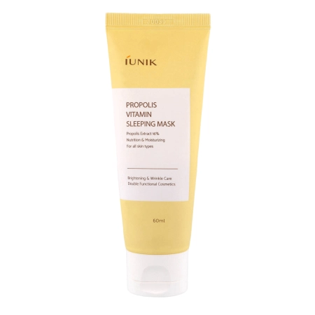 iUNIK Propolis Vitamin Sleeping Mask - Noční hydratační maska ​​s propolisem - 60 ml