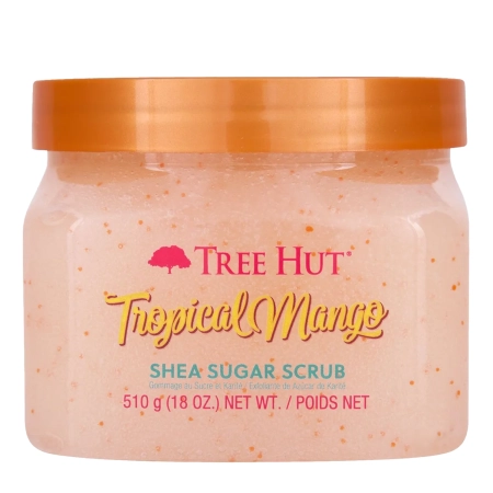 Tree Hut - Shea Sugar Scrub Tropical Mango - Tělový cukrový peeling s mangem - 510 g