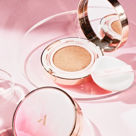 Aperire - Day Dream Cover Cushion SPF50+/PA++++ - 02 Warm Vanilla - Krycí make-up cushion - 13 g