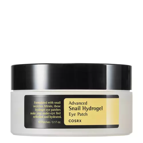 COSRX - Advanced Snail Hydrogel Eye Patch - Hydrogel Náplasti pod oči s hlemýždím slizem - 60 ks