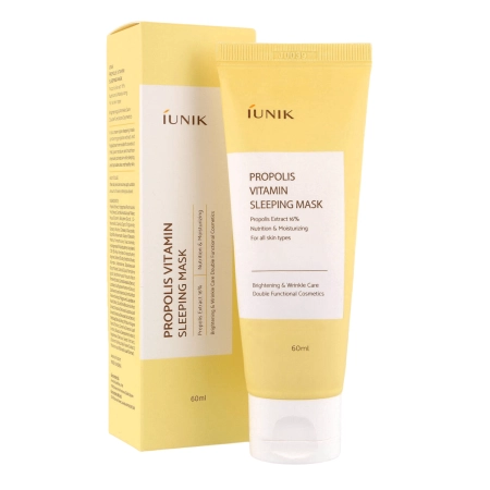 iUNIK Propolis Vitamin Sleeping Mask - Noční hydratační maska ​​s propolisem - 60 ml