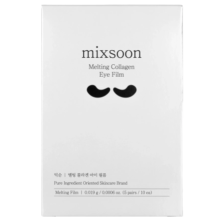 Mixsoon - Melting Collagen Eye Film - Rozpustné kolagenové náplasti pod oči - 5 párů