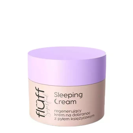 Fluff - Superfood - Sleeping Cream - Regenerační noční krém s práškem z měsíčního kamene - 50 ml