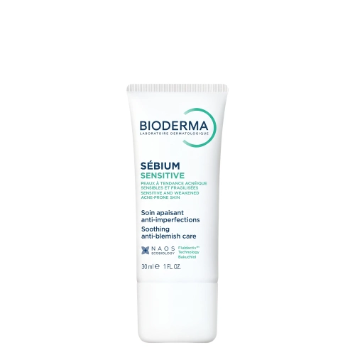 Bioderma - Sebium Sensitive - Zklidňující krém pro aknózní pleť - 30 ml