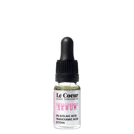 Le Coeur - Dermo-Spicules Infusionshot - Sérum s mikrojehličkami, 5% kyselinou azelaovou, kyselinou tranexamovou a ektoinem - 10 ml