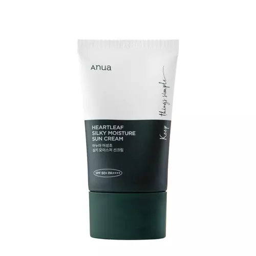 Anua - Heartleaf Silky Moisture Sun Cream SPF50+/PA++++ - Hydratační SPF krém - 50 ml
