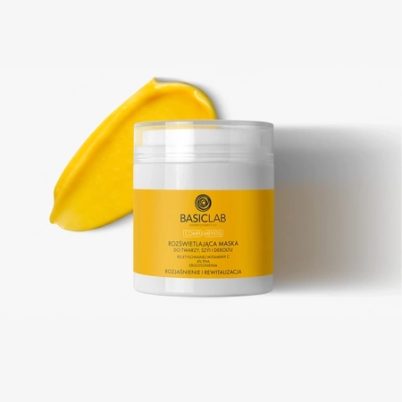BasicLab - Complementis - Rozjasňující maska na obličej, krk a dekolt - 50 ml