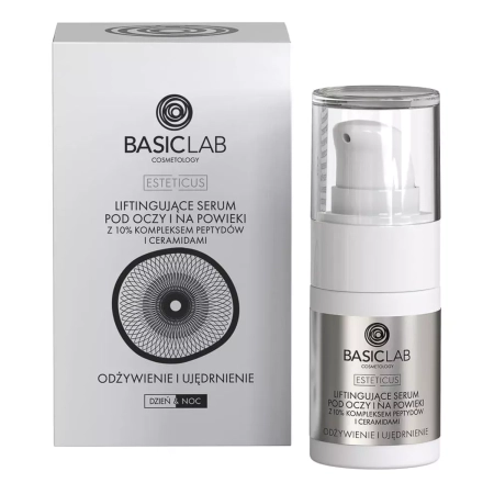 BasicLab - Výživa a zpevnění - Liftingové sérum na oči a oční víčka - 15 ml
