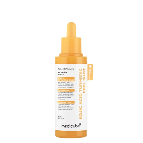 Medicube - Kojic Acid Turmeric Peel Shot - Rozjasňující sérum na obličej - 80 ml