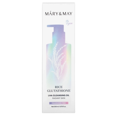 Mary&May - Rice Glutathione LHA Cleansing Oil - Čisticí olej na obličej - 200 ml