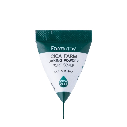 Farmstay - Cica Farm Baking Powder Pore Scrub - Čisticí pudr na obličej s pupečníkem asijským - 7 ml
