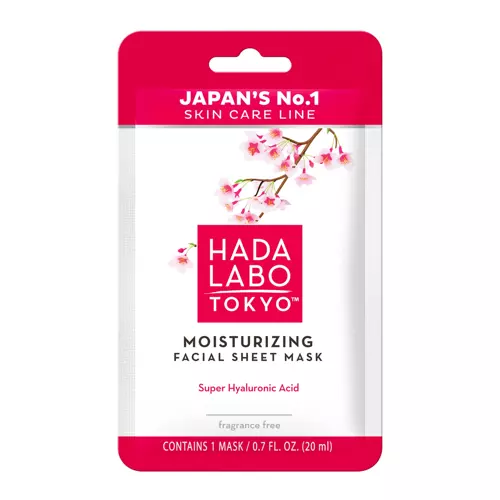 Hada Labo Tokyo - Moisturising Facal Sheet Mask - Hloubkově hydratační textilní maska - 20 ml