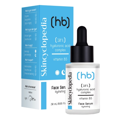 Skincyclopedia - Face Serum 10% Hyaluronic Acid Complex + B5 - Hydratační pleťové sérum - 30 ml