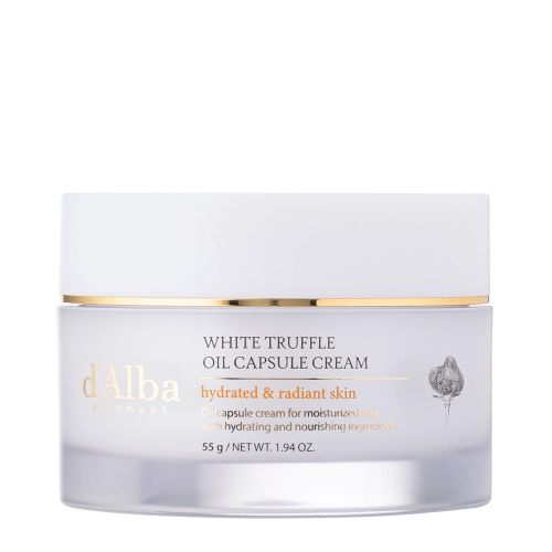 d'Alba - White Truffle Oil Capsule Cream - Výživný krém na obličej - 55 g