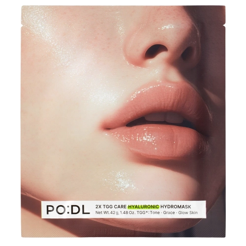 PO:DL - 2X TGG Care Hyaluronic Hydromask - Hydratační hydrogelová maska na obličej - 1 ks/42 g