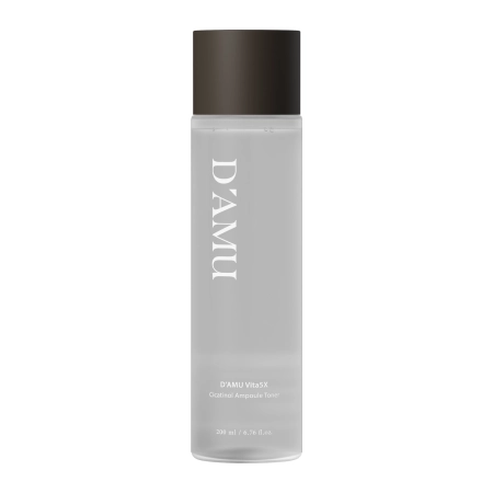 D'AMU - Vita5X Cicatino Ampule Toner - Zpevňující a zklidňující tonikum na obličej s retinolem - 200 ml