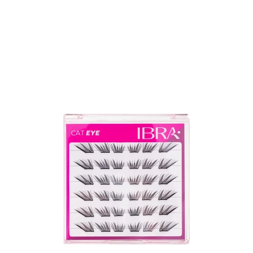 Ibra Makeup - Samolepicí trsové řasy - Cat Eye - 3 mm