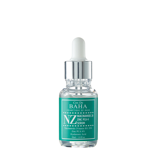 Cos De BAHA - NZ Niacinamide 20 Zinc PCA 4 Serum - Sérum se 4% zinkem a 20% niacinamidem - 30 ml