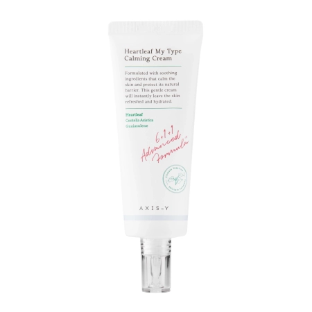 Axis-y - Heartleaf My-Type Calming Cream - Lehký gelový krém pro dehydratovanou pleť - 60 ml