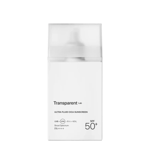 Transparent Lab - Ultra Fluid Cica Sunscreen - Hybridní krém SPF50+ - 100 ml