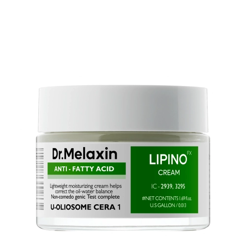 Dr.Melaxin - Lipino Cream - Lehký hydratační krém na aknózní pleť - 50 ml