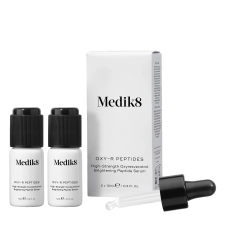 Medik8 - Oxy R - Peptides - Peptidové sérum s oxyresveratrolem redukující pigmentové skvrny - 2x10 ml