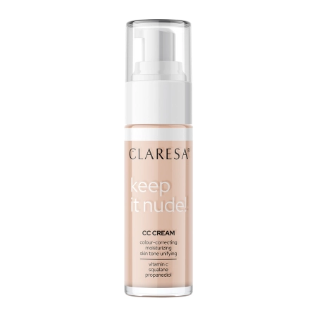 Claresa - Keep It Nude! - Hydratační make-up sjednocující tón pleti - 102 Warm Medium - 30 ml