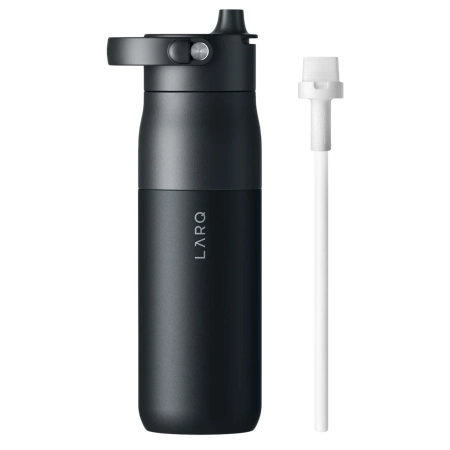 LARQ - Bottle Swig Top - Termická lahev se slámkou - Obsidian Black - 1 l