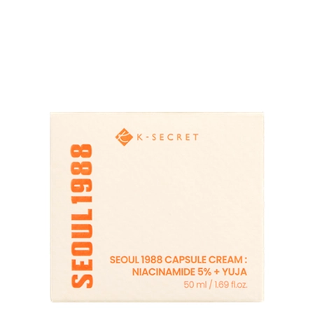 K-SECRET - SEOUL 1988 Capsule Cream: Niacinamide 5% + Yuja - Krém v kapslích - 50 ml