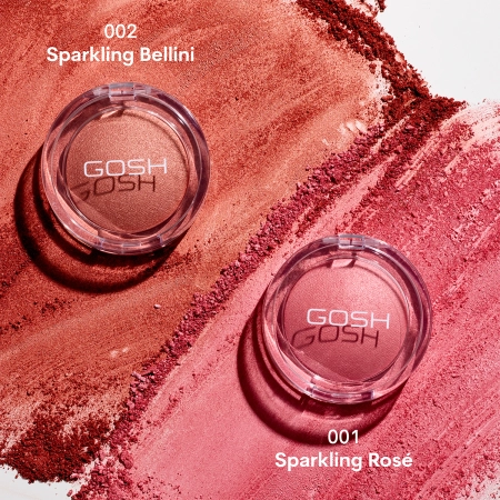 GOSH - Baked to Blush - Zapečená tvářenka - 001 Sparkling Rose - 3 g