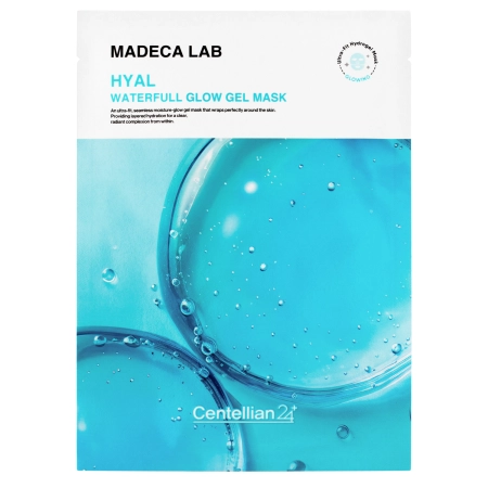 Centellian24 - Hyal Waterfull Glow Gel Mask - Sada hydratačních pleťových masek - 5x22ml